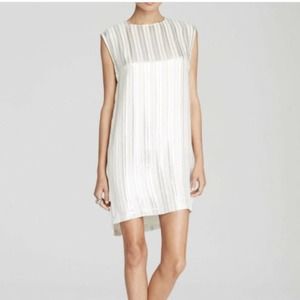 REBECCA MINKOFF Lars Silk Mini Shift Dress